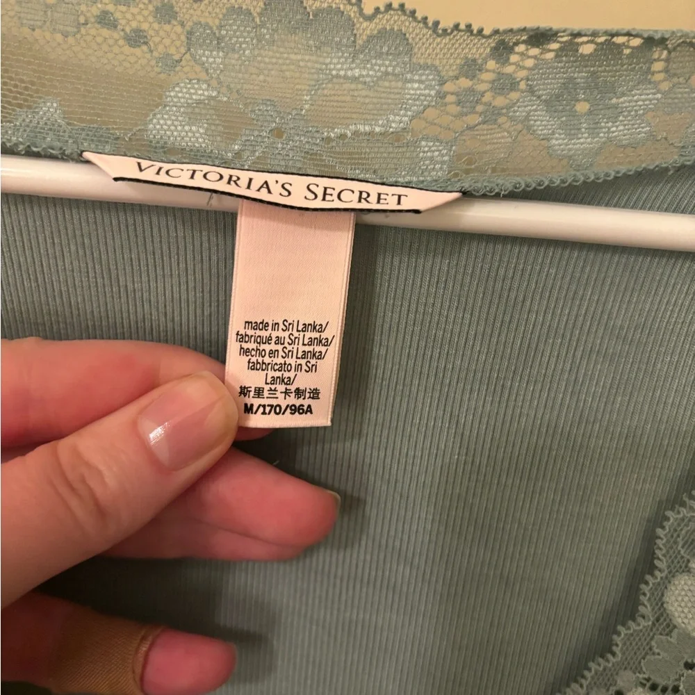 Victoria’s Secret Sage Green Romper - Romantic, Feminine, Valentine's Day, Cute - Picture 4 of 6